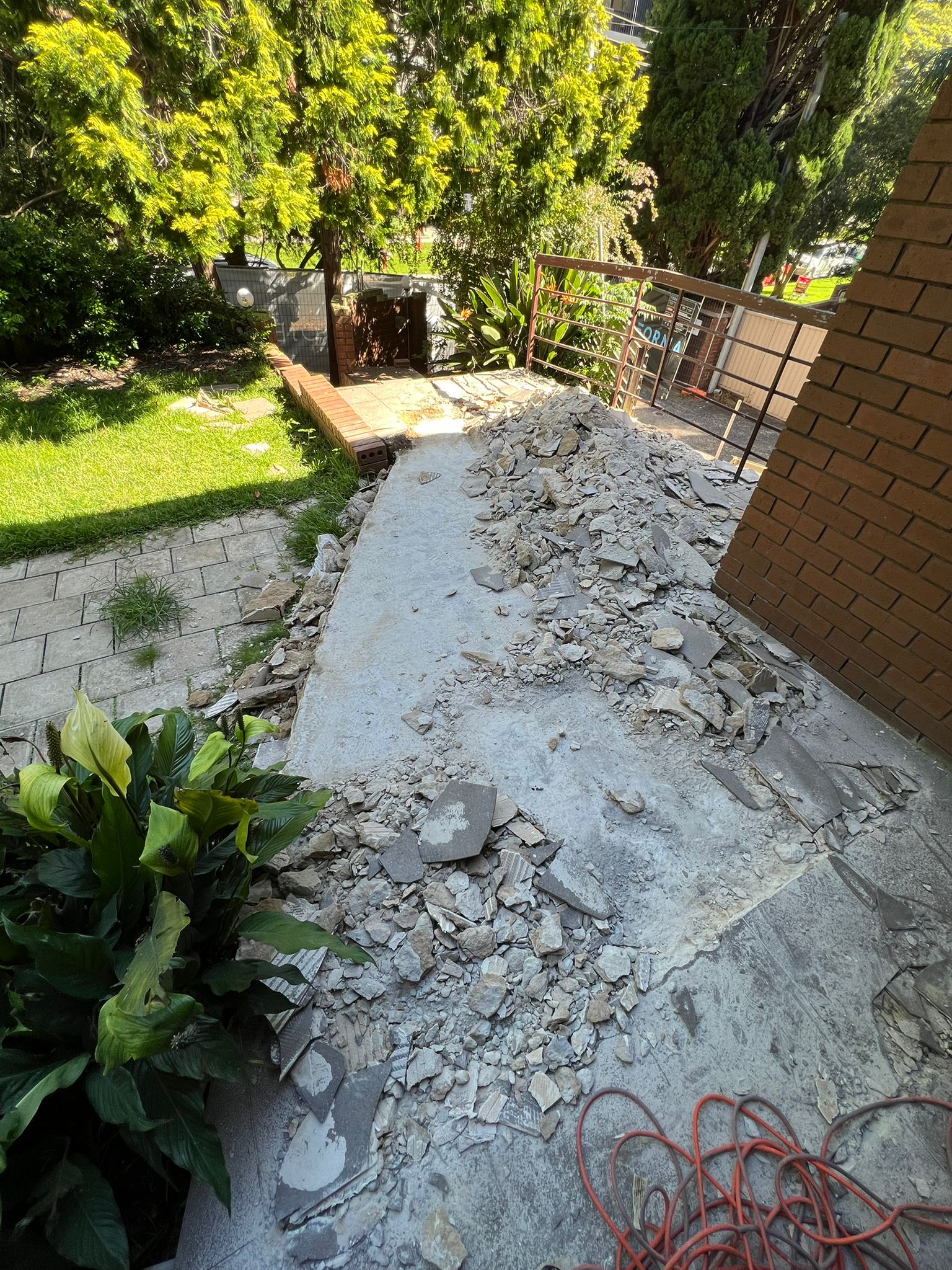 Concrete Hammering