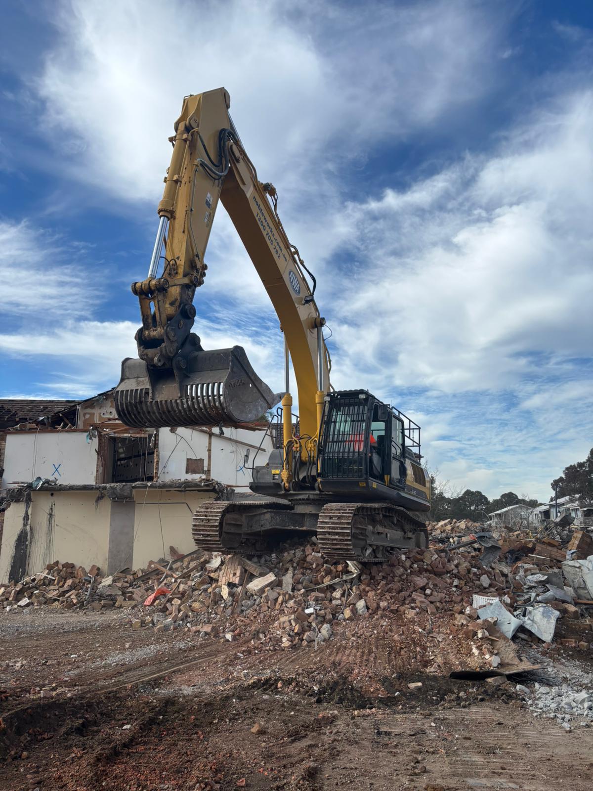 Next steps excavator